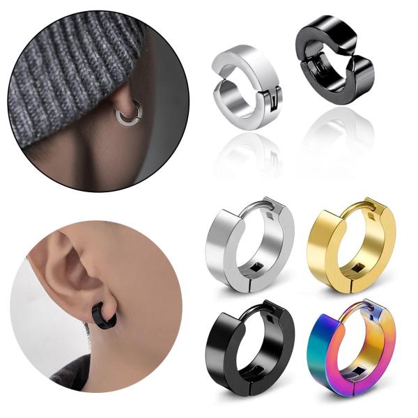 High Durability Titanium Steel Men's Studs European and American Fashion for Hip-Hop