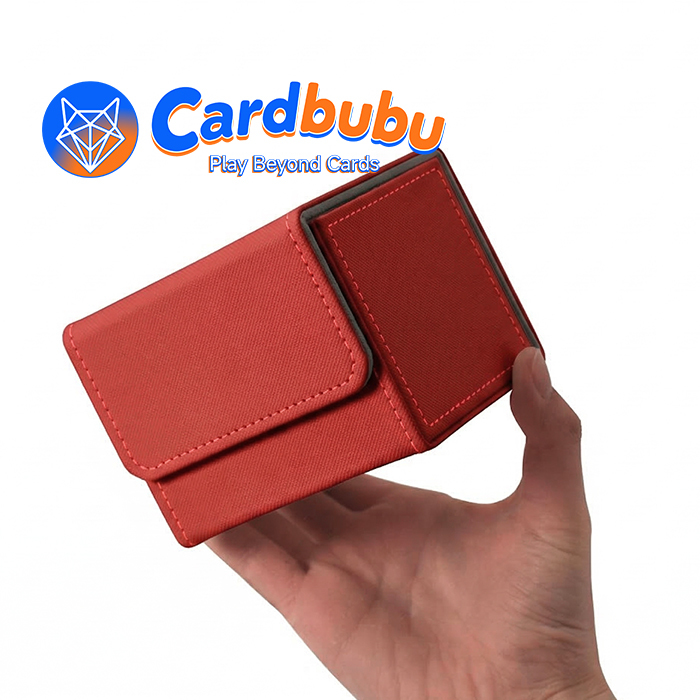 Commander Horizontal Yugioh Leather Deck Box Card Board Box Holder For Trading Card