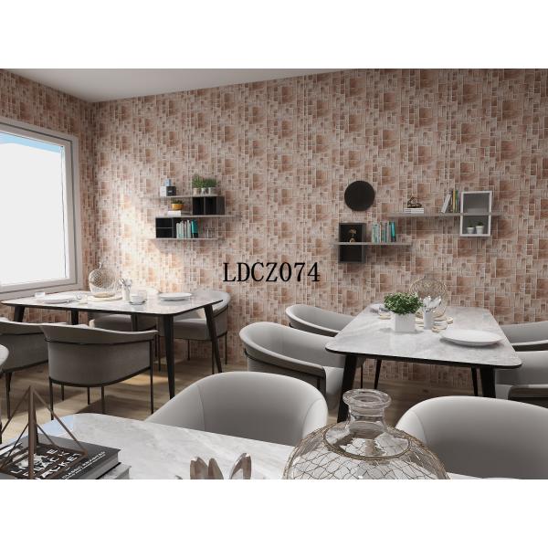 Workshop Retro 3D Grey Brick Wallpaper 0.17mm-0.30mm Thickness