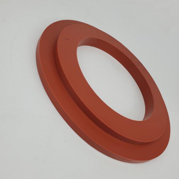 Polvo anti que amortigua el tipo de color marrón de la junta de goma O del silicón