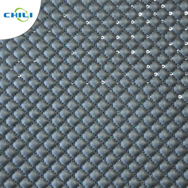 Furniture Quilted Leather Fabric Large Size Square Rectangular For Strong Soils