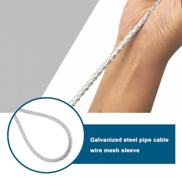 Mesh Cable Puller Galvanizing Eye Mesh Cable Wire Grip Metal Cable Wire Grip Cable Puller