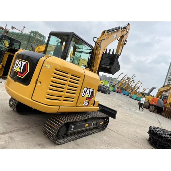 6 Ton CAT 306E Used Mini Excavator Hydraulic Caterpillar Small Digger Earthmoving