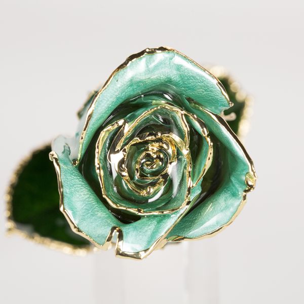 Gold Roses Real Natural Roses  with Stem   Preserved Flower Handmade Eternal Rose for Birthday Mother's Day Gifts