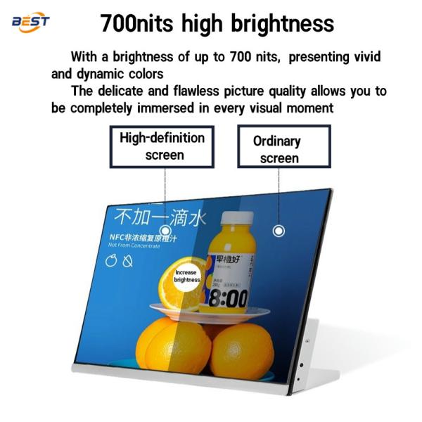 Digital Menu Board Display for Restaurant , USB Ultra Thin High Brightness Indoor LCD Screen