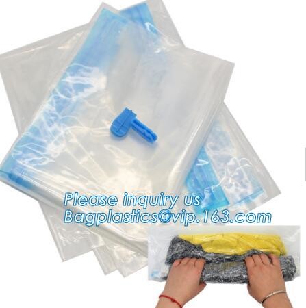 vacuum storage bag set, plastic nylon pe vac bag for travel,  clothes storage bags vacuum, bagplastics, bagease