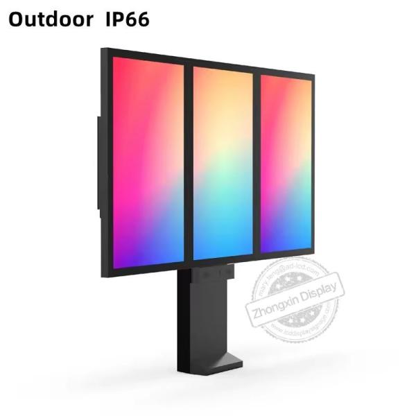 Display de janela digital sem fio de alta taxa de atualização com tamanho de painel amplo