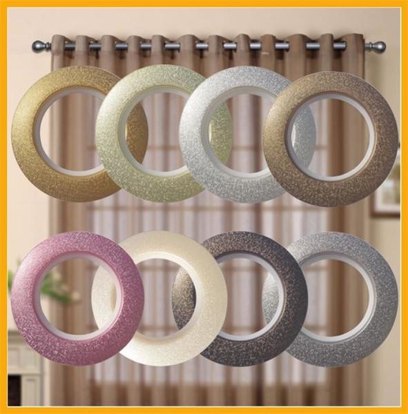 Fashion Prime ABS Plastic Custom Curtain Rings Circles Rod Accessories