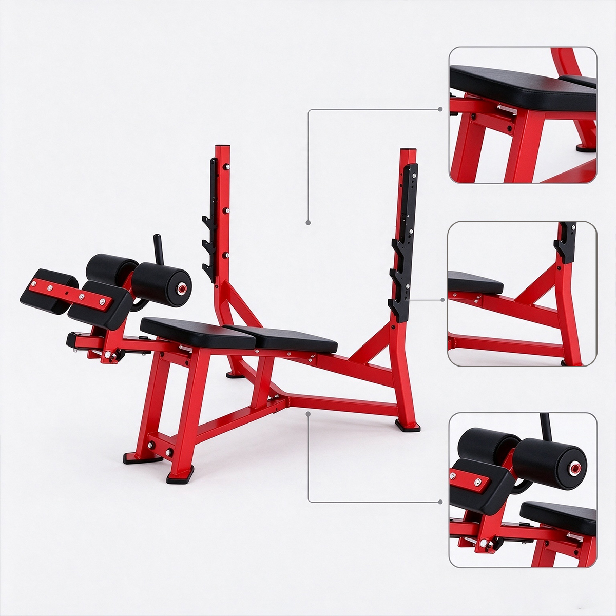 Olympic Incline Press Steel Plate Loaded Chest Machine for Upper Chest Gym Training