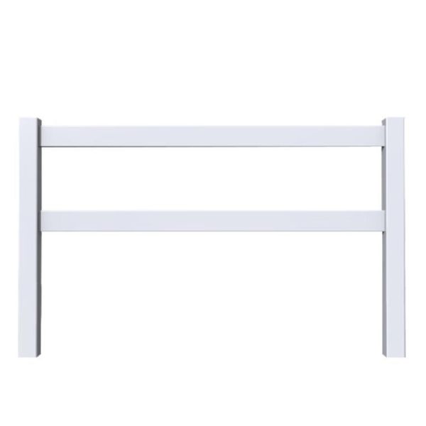 Horse Farm Garden PVC Ranch Fence White Black UV Resistance