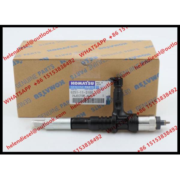 Komatsu Fuel Injector 6251-11-3100 , 6251113100 original and new DENSO injector 9709500-607 , 095000-607# ,095000-6070