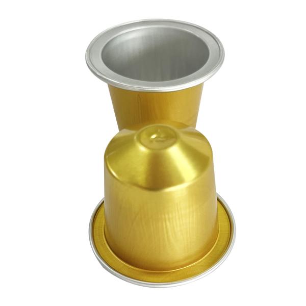 Customized Biodegradable Aluminum Foil Packaging for Heat Sealing Empty Coffee Capsules