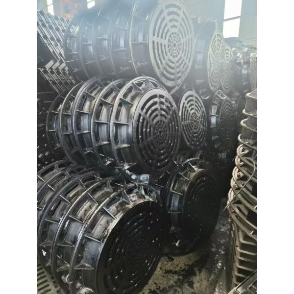 Heavy Duty Round Ductile Iron Manhole Cover with Anti-Theft D400 ISO9001:2015 DIN En124