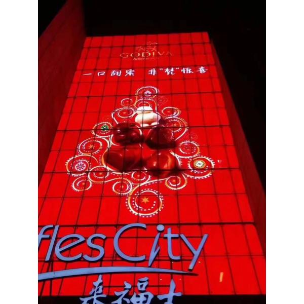 Affichage transparent de l'écran P3.91 de Front Lighting Led See Through pour l'exposition visuelle