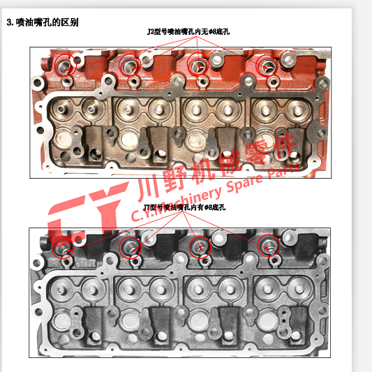 OK75A - 10 - 100 Diesel Cylinder Heads JT For Engine Spare Parts