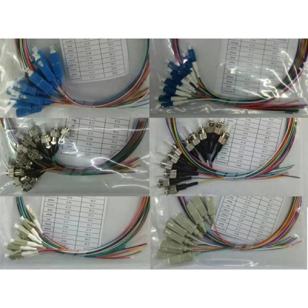 Telecom Type 9/125μM LC Apc Pigtail ,  Simplex Single Mode Pigtail UPC Polishing