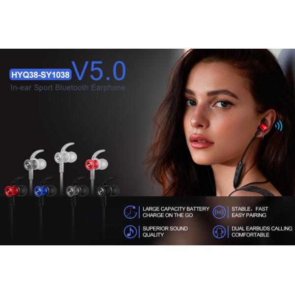 Classic Magnetic BT5.1 Sports Bluetooth Earphones With Long Battery Life