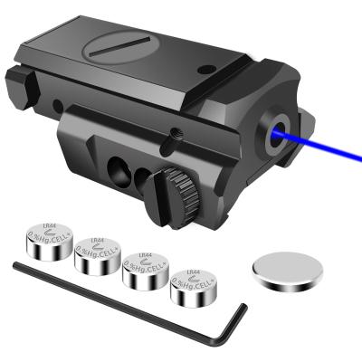 450nm Blue Dot Laser Sight For Pistol Picatinny Rail Handgun Tactical