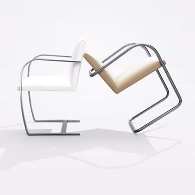 Tubular Leisure Use Knoll Brno Chair Aluminium Base Multi Colors 3 Years Warranty