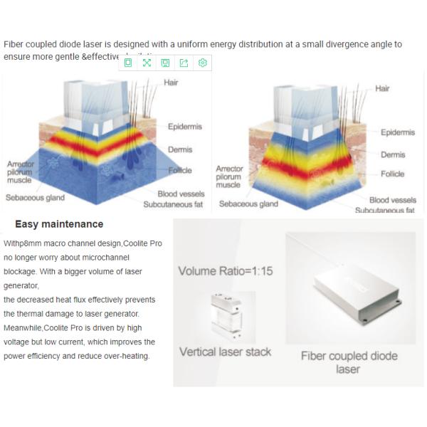 Вертикальное удаление волос машины лазера Nd Yag все удаление татуировки цвета