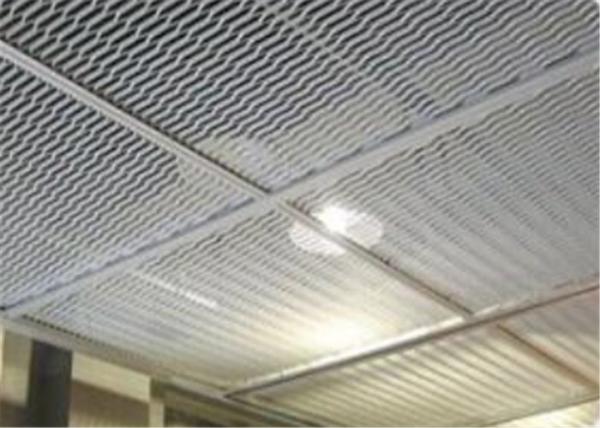 4-100mm LWD Aluminum Expanded Metal Mesh Woven Facade Cladding for Decor
