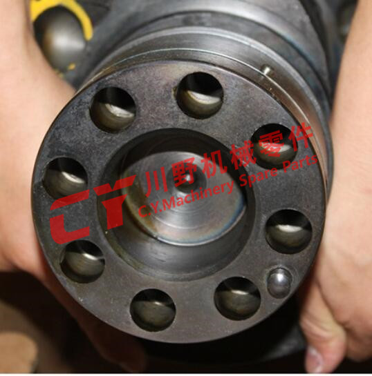 8980292700 4HK1 вал кривошина ZX200 ZX230 ZAX240-3 SH240 расшатанный