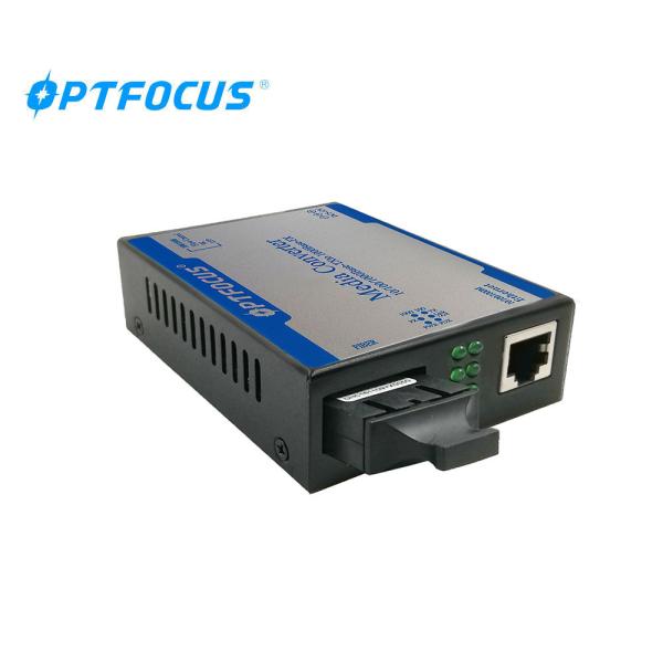 1310nm 10 / 100M Dual Fiber Media Converter SC External Power , 80Km