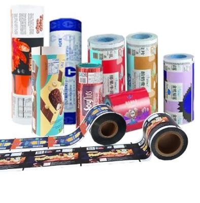 Impressão personalizada de filme pet+al+pe de 110mic.100mic em rolos para sacos de embalagem de alimentos