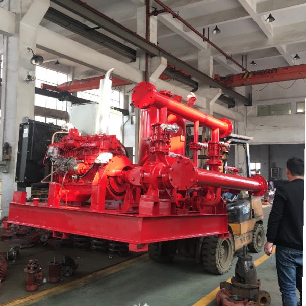 Diesel Engine Pump Fire Fighting 500gpm Fire Pump With Diesel and Electric Pump