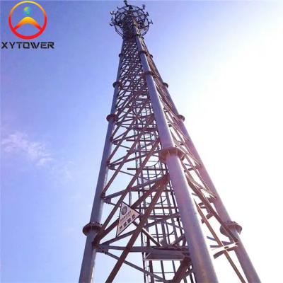 Factory Customized 60M 3 Legged Tubular Steel Self Supporting Cell Phone Telecommunication Towers
