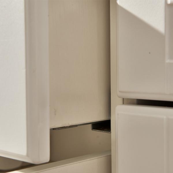 Wood PVC Cupboard 40mm Modern Luxury Modular Kitchen Cabinets