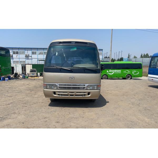 Diesel Fuel Type 30 Seats Toyo Ta Coaster Tourist Coach Bus with Max Power of 113/5200kw