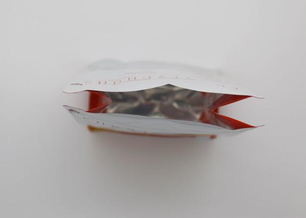 Vacuum Plastic Zipper Pouch Childproof Non - Disposable Die Cut Shape Design