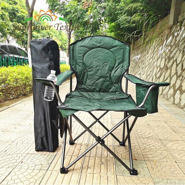 52*52*98cm Portable Folding Camping Chairs Cotton Lining Oxford Cloth Compact Fishing