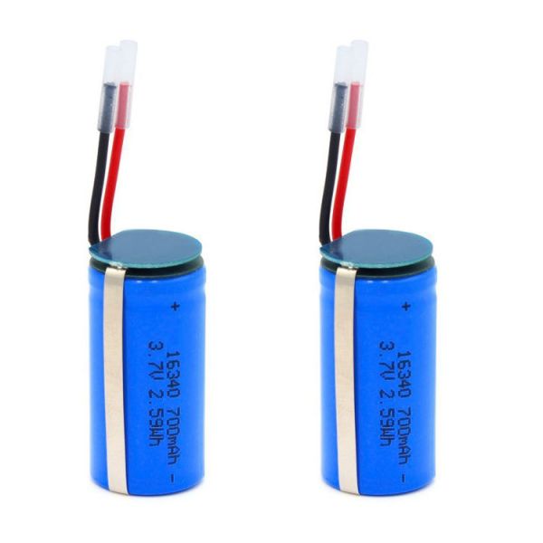 16340Li-ion 3.7V 700mAh Rechargeable Battery Suitable for Flashlights and Various Electronic Devices, Factory Direct Supply