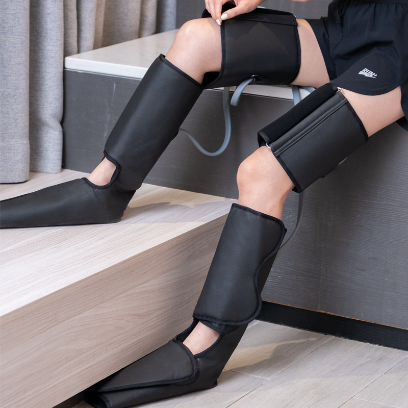 510K/CE/ROHS Certified Air Compression Leg Massager with 3 Massage Modes and Heating Function for Foot and Leg Therapy