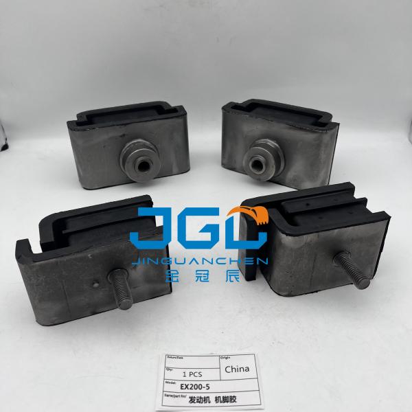 Ventes à chaud pièces de moteur de pelleteuse monture en caoutchouc pour EX200-5 montures moteur arrière