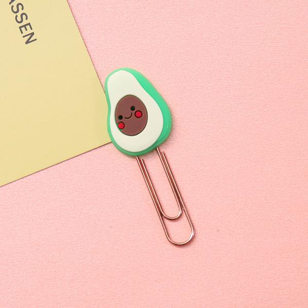 Красивые мультфильмы Силиконовые закладки с красочными скрепками для детей Школьный учитель канцелярские принадлежности