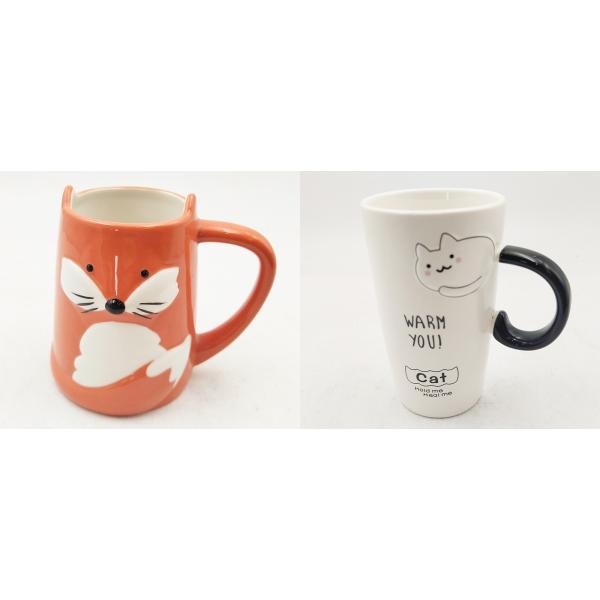 День святого Валентина Картинованное сердце Керамические изделия изделий ручного дела Чашка подарок для пары для дома и кафе