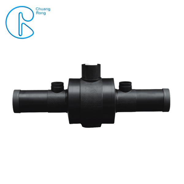 HDPE Electrofusion Standard HDPE Ball Valve for Gas Supply PN16 SDR11 PE100 CE Approved