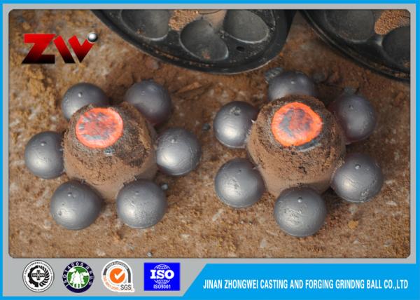 Bolas de moedura dos meios do ferro fundido alto do cromo para minas e planta do cimento