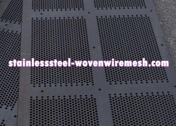 Stainless Steel Perforated Metal Sheet Round Hole High Temperature Oxidation Resistance