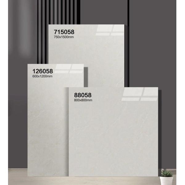 Los azulejos de porcelana pulida de color beige 750x1500mm AAA grado resistente al desgaste