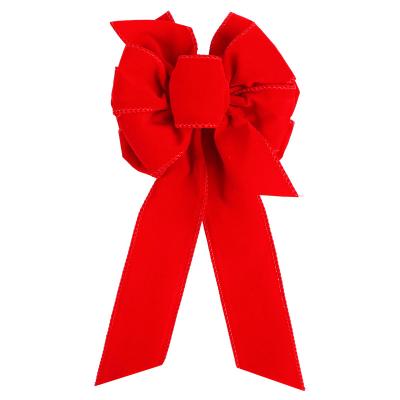 Adicione elegância à sua decoração de Natal com fitas MSD Red Velvet Christmas Ribbon Bow