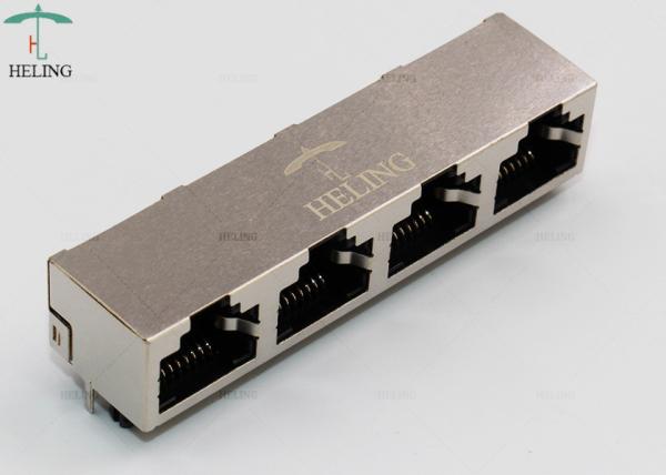 60Hz Thru Hole Shielded RJ45 Jack 8p8c Connector MJ5688-B014-HPRD1