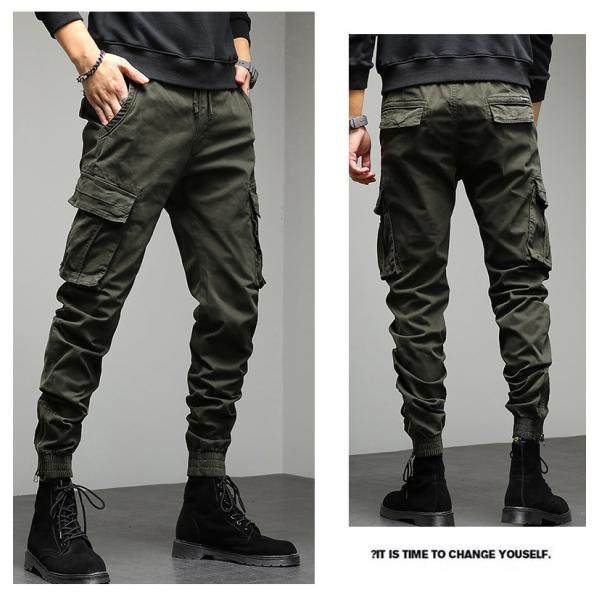                  Casual Flared Jogger Track Pants Patchwork Mens Stacked Flare Sweatpants for Men             
