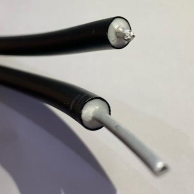 PE outer layer black 2.5mm aluminum core or Galvanized steel wire electric fence underground cable