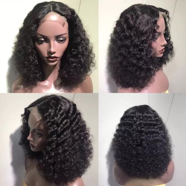 _IEYK{SOVO6(U`4ID50(SUS.jpg Hair Deep Wave Peruvian Hair Bundles Non Remy 10 - 32 Inch Natural Black