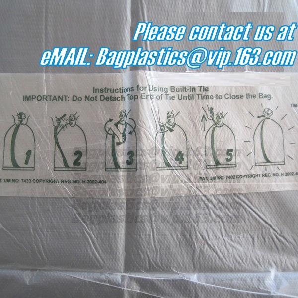 Compostable Trash Bags biodegradable custom logo printed, Carrier Punch Hole Handle Shopping Plastic Die Cut Bag