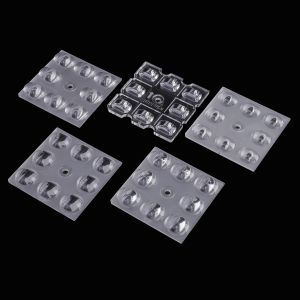 Lentilles optiques LED en PMMA plastique 50x50mm